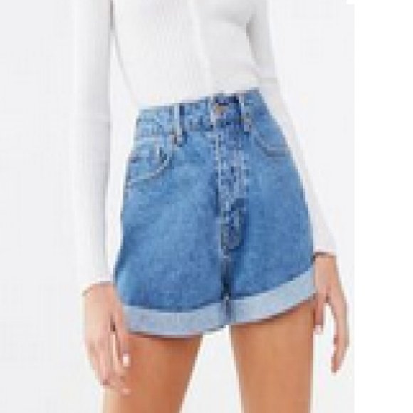 Forever 21 Pants - Forever 21 Denim Medium Wash Shorts Size 28 Waist NWT